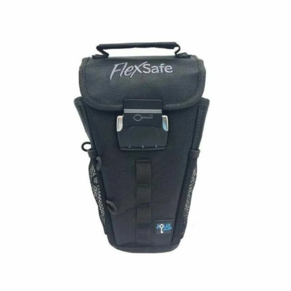 Flex Safe Aqua Vault Anti Theft Portable Safe Black